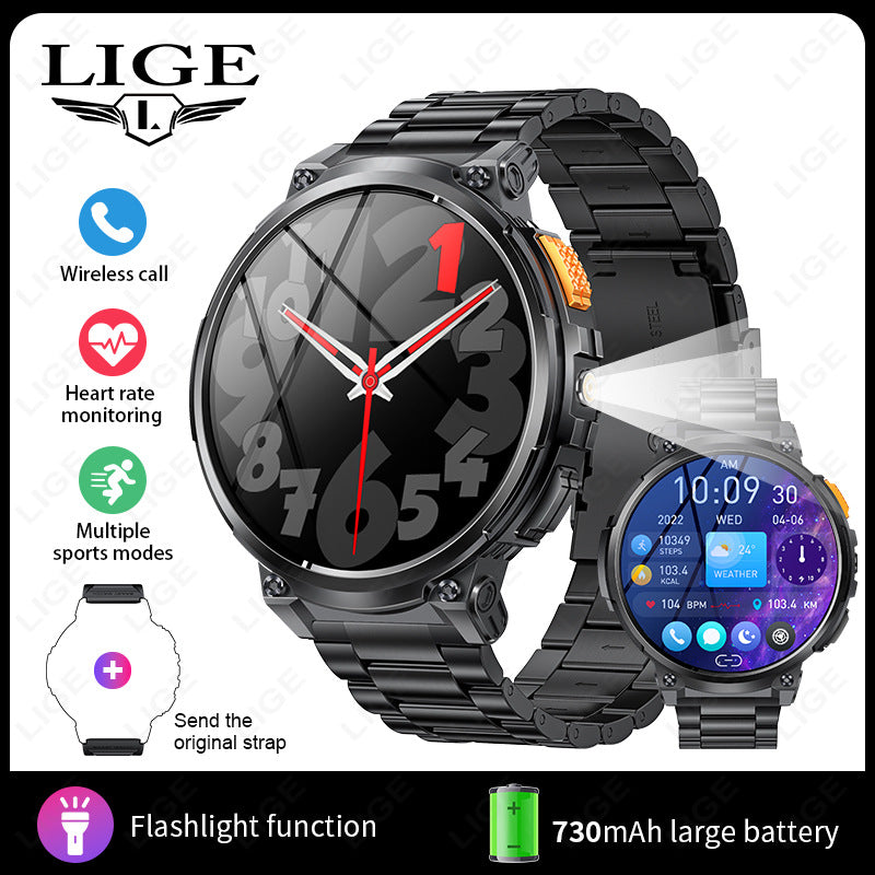 Smartwatch K66 Outdoor z Latarką