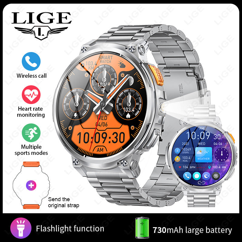 Smartwatch K66 Outdoor z Latarką