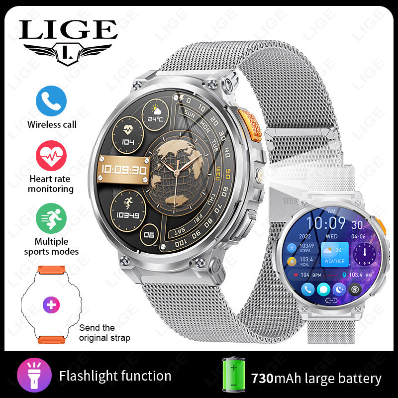 Smartwatch K66 Outdoor z Latarką