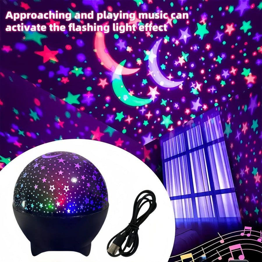 Projektor Galaktyki RGB LED USB 5V – Lampka Nocna