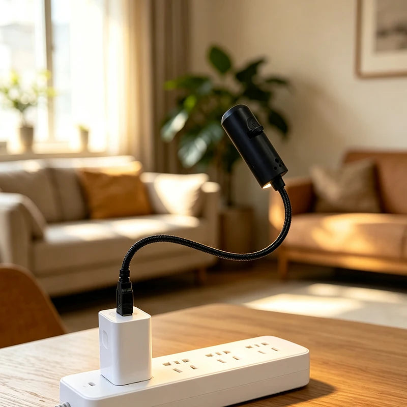 Mini Projektor LED USB na Elastycznym Ramieniu – Ocean