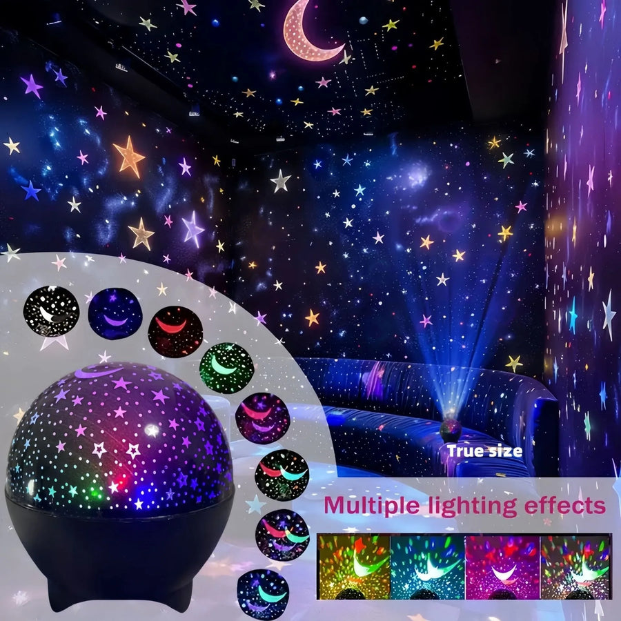 Projektor Galaktyki RGB LED USB 5V – Lampka Nocna