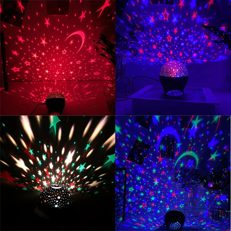 Projektor Galaktyki RGB LED USB 5V – Lampka Nocna