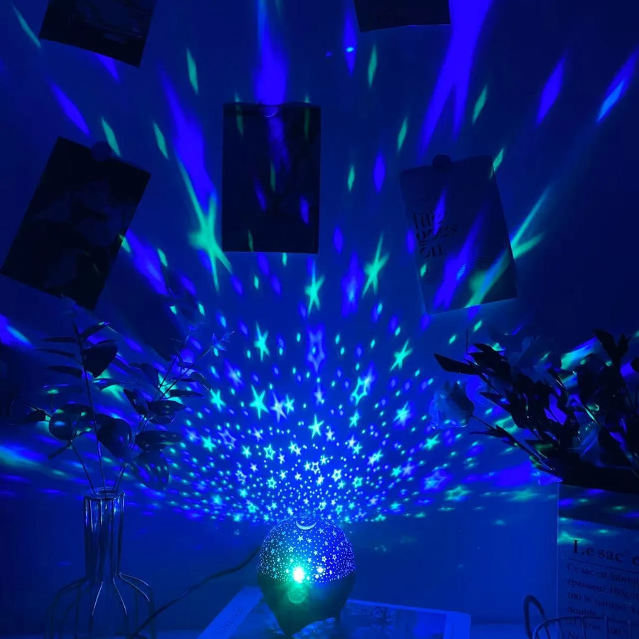 Projektor Galaktyki RGB LED USB 5V – Lampka Nocna