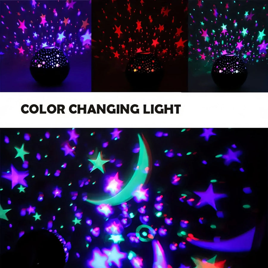 Projektor Galaktyki RGB LED USB 5V – Lampka Nocna