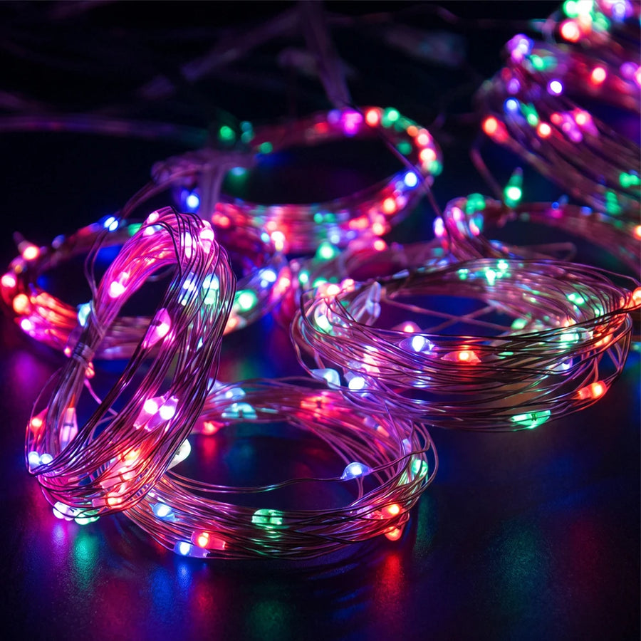 Kurtyna LED USB 3×2 m / 3×3 m – Ciepła Biała lub Kolorowa